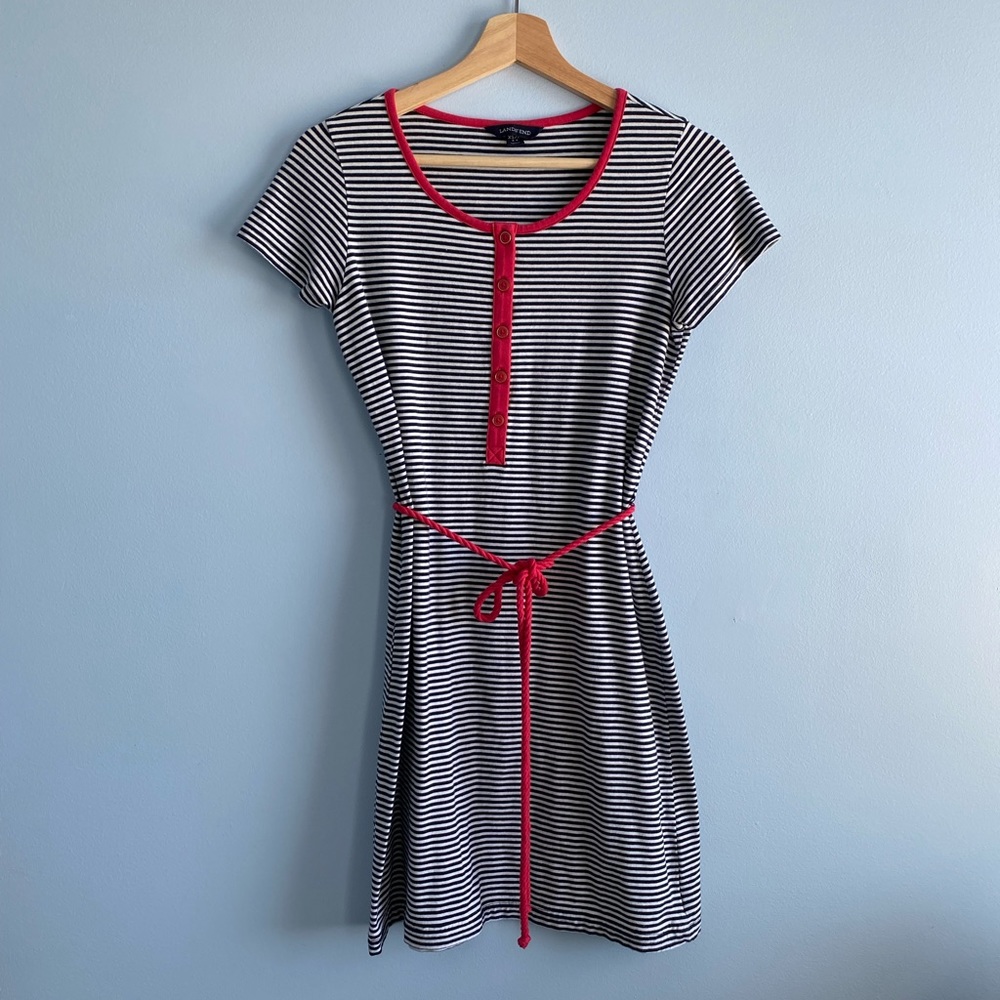 LAND’S END STRIPED DRESS